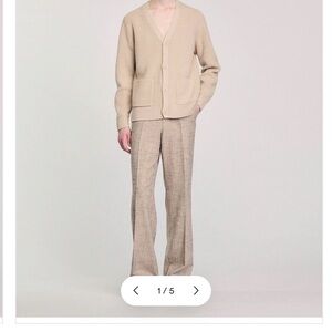 Sandro Paris Men's Beige Cardigan‎ Sweater